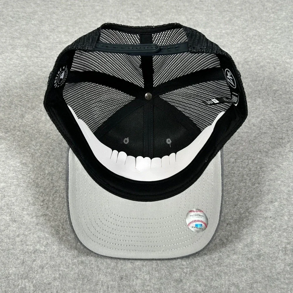 New York‎ Yankees 47 Trucker Hat Baseball Cap OSFA Gray Black MLB